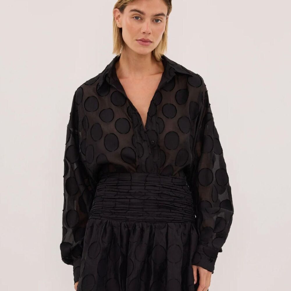Dissh Women's Black Blouse